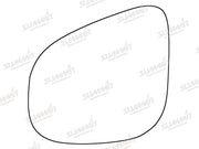 Summit Stick-On Standard Mirror Glass fits Renault Kangoo 12 on LHS Summit - Dynamic Drive