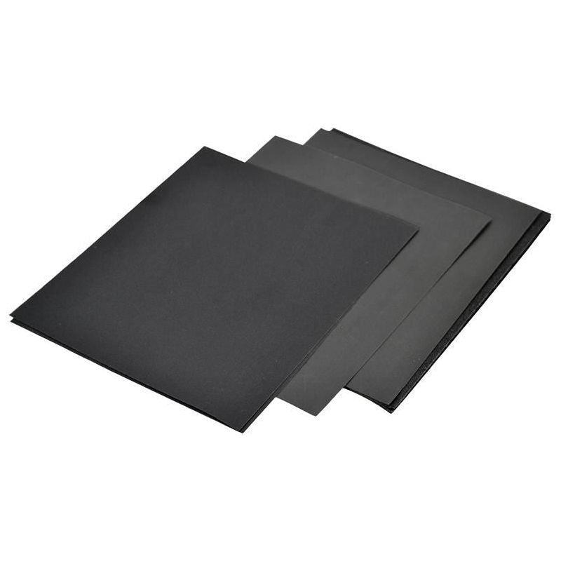 Faithfull Cork Block Wet & Dry Sanding Sheets Assorted (Pack 10) Faithfull - Dynamic Drive