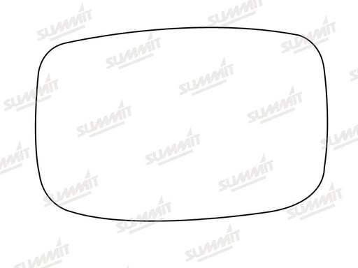 Summit Stick-On Standard Mirror Glass fits Ford Escort RHS Summit - Dynamic Drive