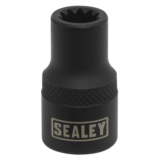 Sealey Brake Caliper Socket 3/8"Sq Drive 8mm 11-Point Profile VSE0490 Sealey - Dynamic Drive