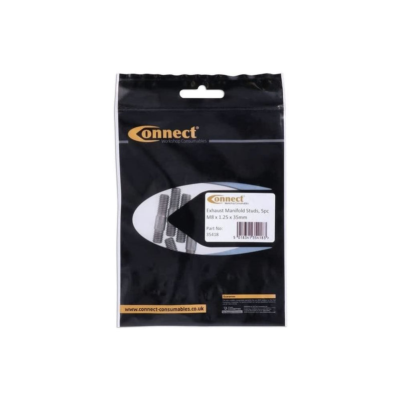 Connect Exhaust Manifold Stud M8 x 1.25 x 35mm 5pc 35418 Tool Connection - Dynamic Drive