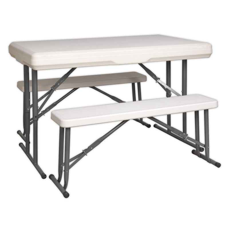 Sealey Portable Folding Table & Bench Set GL87 Sealey - Dynamic Drive