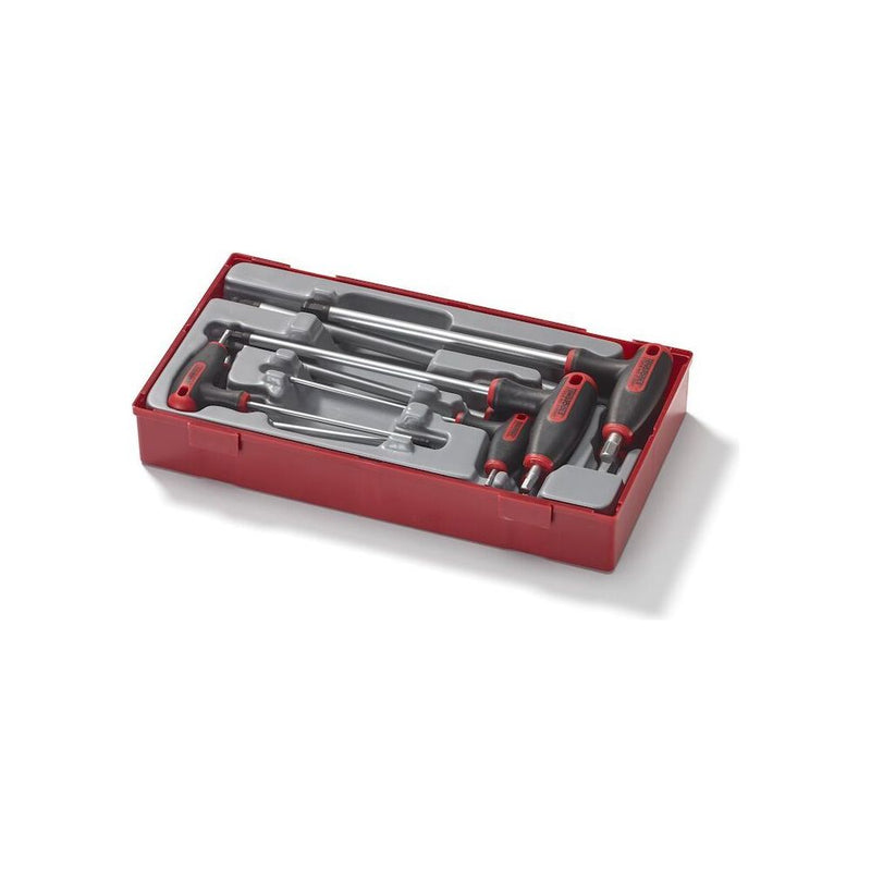 Teng Tools T-Handle Ball Point Hex Key Set TT1 7 Pieces Teng Tools - Dynamic Drive