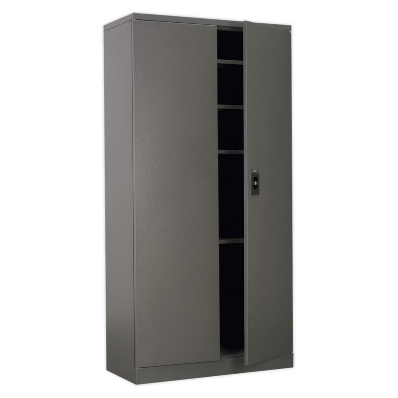Sealey Floor Cabinet 4 Shelf 2 Door SC01 Sealey - Dynamic Drive