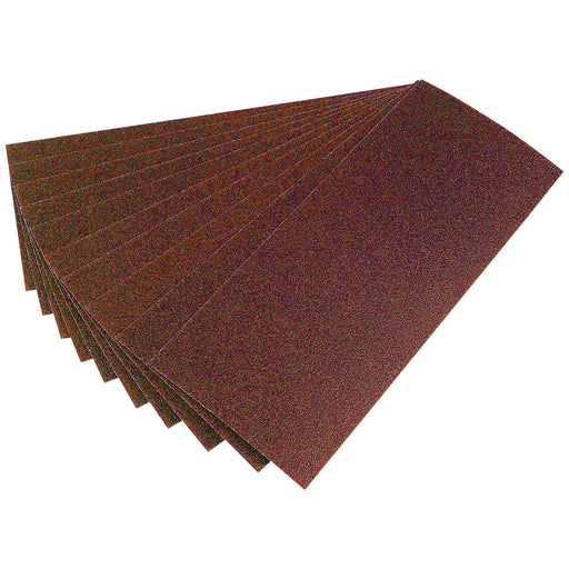 Draper Aluminium Oxide Sanding Sheets, 280 x 115mm, 60 Grit (Pack of 10) 59105 Draper - Dynamic Drive