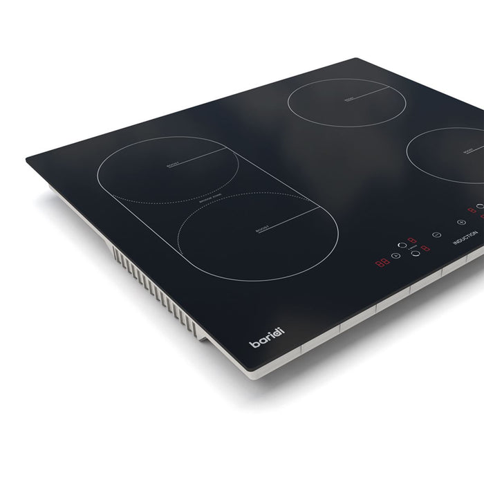 Baridi Integrated Induction Hob 4 Cooking Zones & Bridge Zone 60cm 2800W Output Baridi - Dynamic Drive