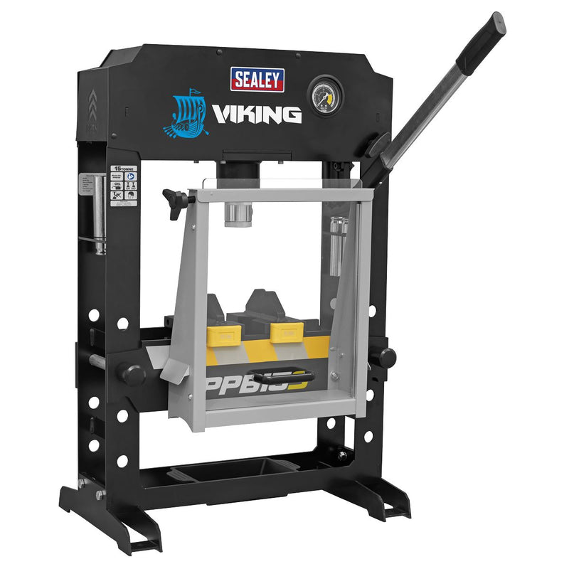 Sealey Viking Hydraulic Press 15tonne Bench Type PPB15S Sealey - Dynamic Drive