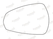 Summit Stick-On Aspheric Mirror Glass fits Audi A3 13 on LHS Summit - Dynamic Drive