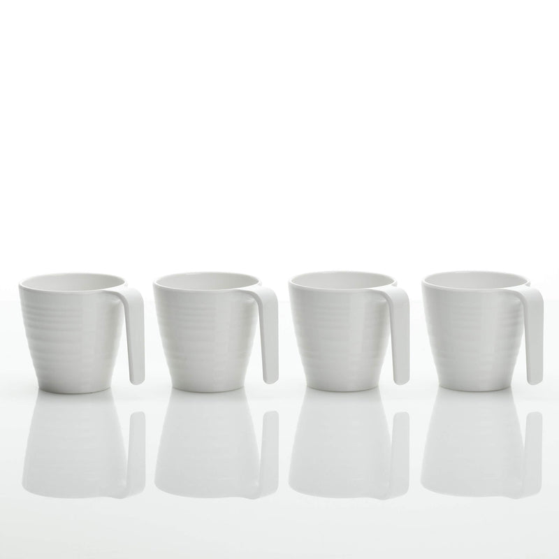 Soft White Stacking Mug (4) SW423 Flamefield - Dynamic Drive