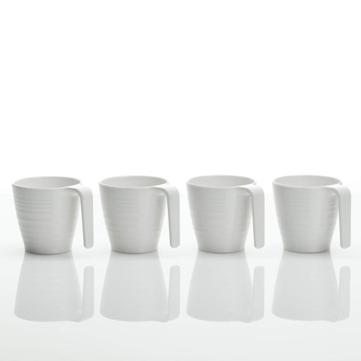 Soft White Stacking Mug (4) SW423 Flamefield - Dynamic Drive