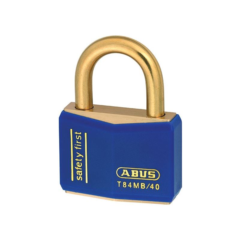 Abus Mechanical T84MB/40mm Blue Rustproof Padlock Keyed Alike 8406 ABUS Mechanical - Dynamic Drive