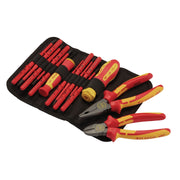 Draper XP1000 VDE Slimline Interchangeable Screwdriver and Pliers Set (14 Piece) Draper - Dynamic Drive