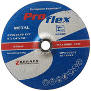 Connect Abracs Metal Grinding Discs 230mm x 6.0mm 25pc 32195 Tool Connection - Dynamic Drive