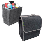 Sakura Car Grey Carpet Boot Storage Bag Organiser Tools Breakdown Travel Tidy Sakura - Bars 4 Cars