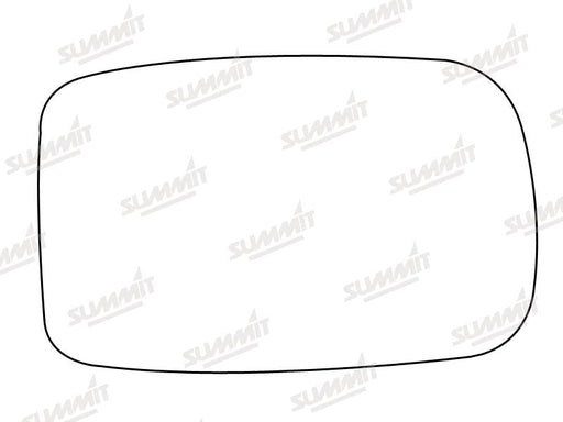 Summit Stick-On Standard Mirror Glass fits Skoda Felicia LHS Summit - Dynamic Drive