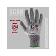 Scan PU Palm Cut D Gloves - XL (Size 10) Scan - Dynamic Drive