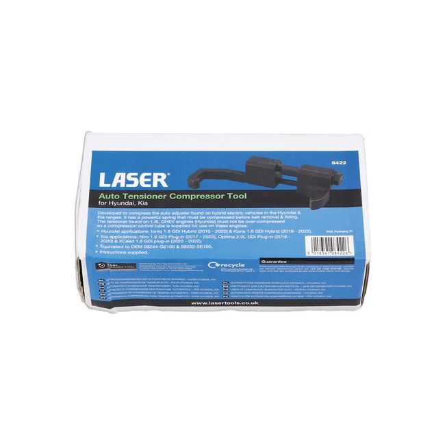 Laser Auto Tensioner Compressor Tool - for Hyundai, Kia 8422 Laser - Dynamic Drive