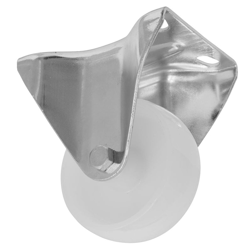 Sealey Heavy-Duty Nylon Castor Wheel Fixed Plate80mm Trade SCW480FPEM Sealey - Dynamic Drive