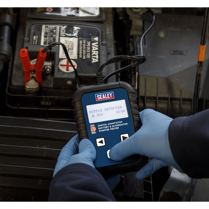 Sealey Digital Start/Stop Battery & Alternator/Starter Tester 12/24V BT2011 Sealey - Dynamic Drive