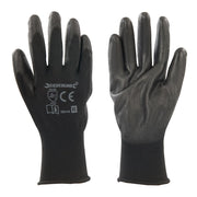 Silverline Black Palm Gloves XL 10 Silverline - Dynamic Drive