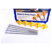 Royal Awning Tent Pegs Heavy Duty x20 Carry Case Leisure Easy Pitching Camping Royal  - Dynamic Drive