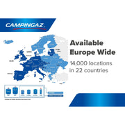 4x Campingaz C206 Butane Gas Cartridge Lock System 190g Camping Outdoors Campingaz - Dynamic Drive
