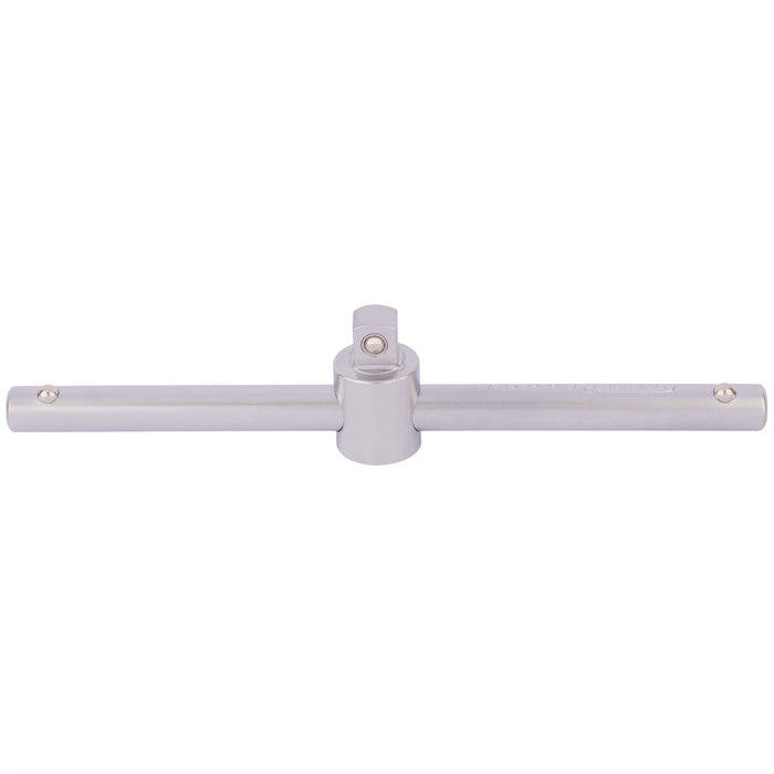 Draper Satin Chrome Sliding T Bar, 3/8" Sq. Dr. 16788 Draper - Dynamic Drive
