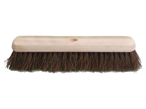 Faithfull Natural Bassine Platform Broom Head 450mm (18in) Faithfull - Dynamic Drive