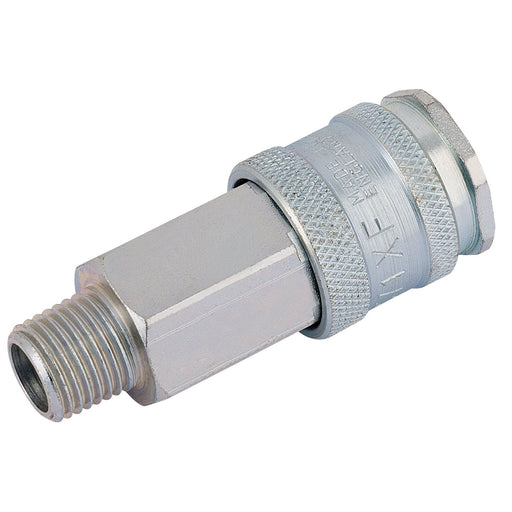 Draper 1/4" BSP Parallel Euro Coupling Male Thread (Sold Loose) 54404 Draper - Dynamic Drive