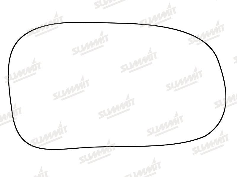 Summit Stick-On Standard Mirror Glass fits Rover 400 RHS Summit - Dynamic Drive