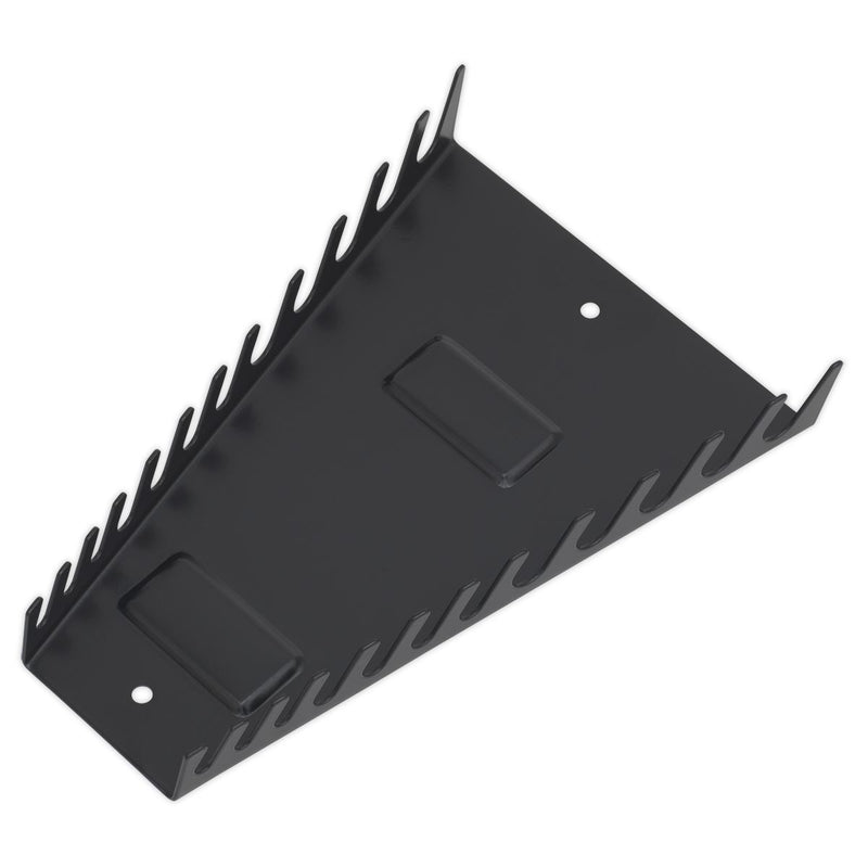 Sealey Spanner Rack Magnetic Capacity 12 Spanners WR03 Sealey - Dynamic Drive