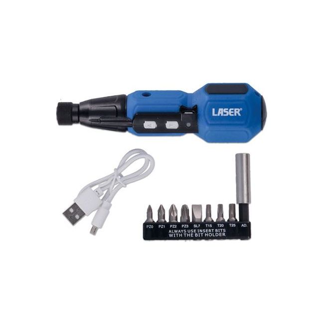 Laser Electric Screwdriver Set 11pc 7985 Laser - Dynamic Drive