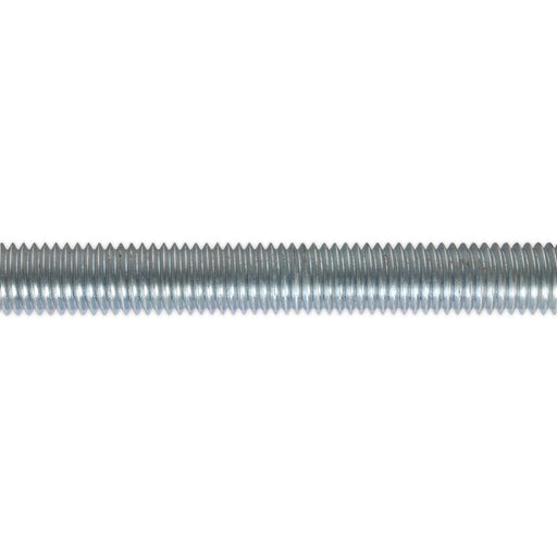 Sealey Studding M12 x 1m Zinc DIN 975 Pack of 5 STUD12 Sealey  - Dynamic Drive