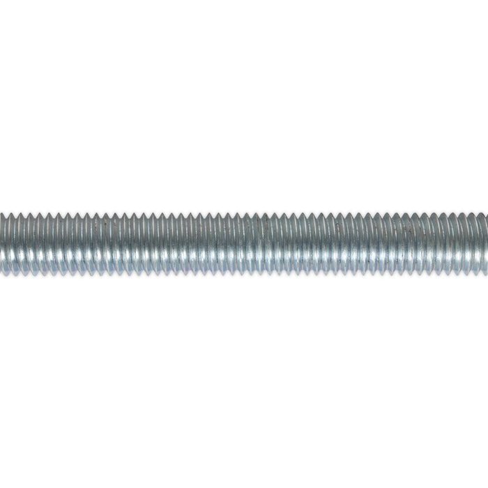Sealey Studding M12 x 1m Zinc Pack of 5 STUD12 Sealey - Dynamic Drive