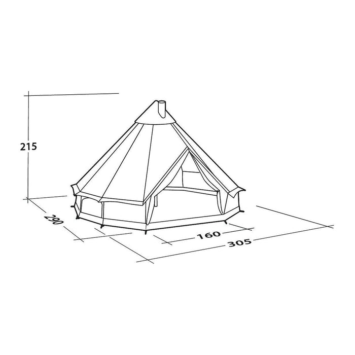 Robens Klondike S 4 Berth Poled Tent Robens - Dynamic Drive