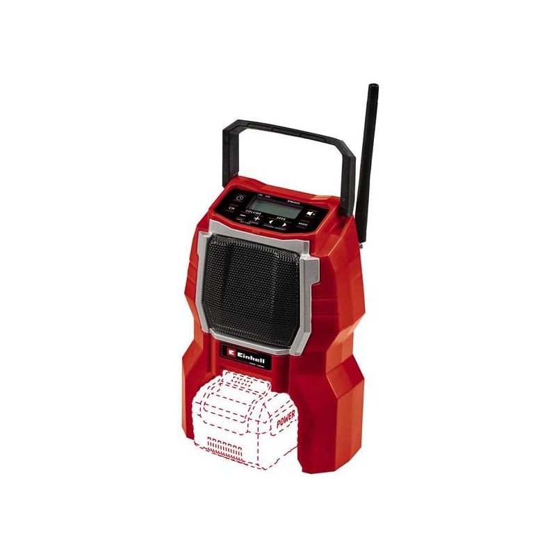 Einhell TC-RA 18 Li BT - Solo Cordless Radio 18V Bare Unit Einhell - Dynamic Drive