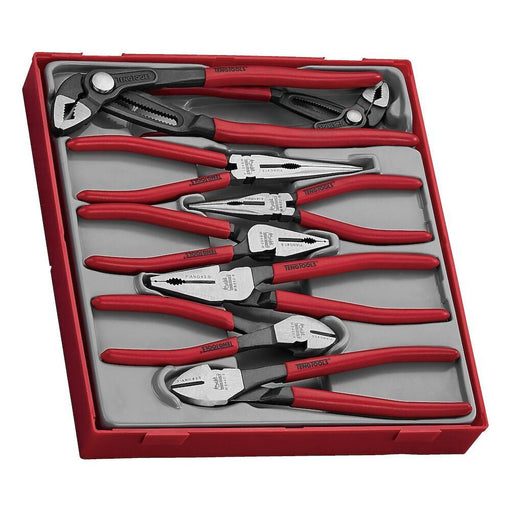 Teng Tools Plier Set Vinyl Grip Q TT2 8 Pieces Teng Tools - Dynamic Drive