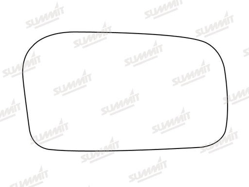 Summit Stick-On Standard Mirror Glass fits Nissan Sunny RHS Summit - Dynamic Drive