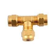 Tool Connection Brass Coupling Tee Piece 10mm 5pc 31123 Tool Connection - Dynamic Drive