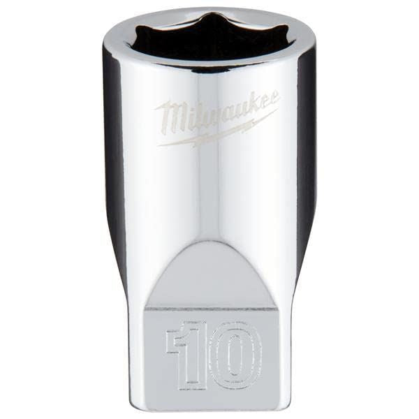 Milwaukee 1/4 Drive Socket Metric Standard 10mm 4932478318 Milwaukee - Dynamic Drive
