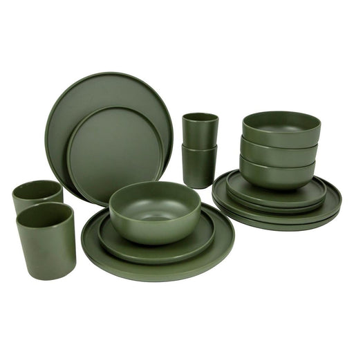 Bo-Camp Industrial Collection Tableware Patom 16 Pieces Green Bo-Camp - Dynamic Drive