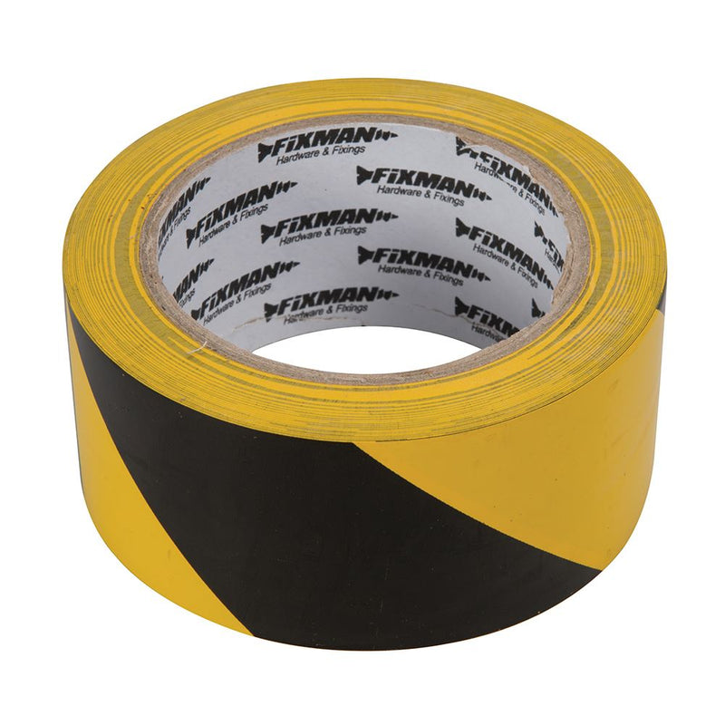 Fixman Hazard Tape 50mm x 33m Black/Yellow Fixman - Dynamic Drive