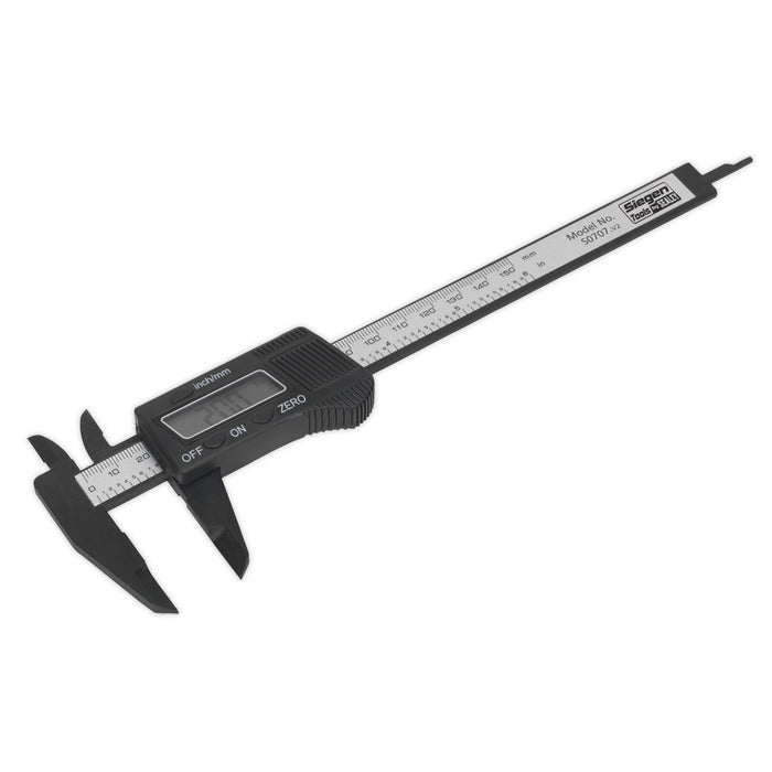 Seigen by Sealey Digital Electronic Vernier Caliper 0-150mm(0-6") S0707 Seigen by Sealey  - Dynamic Drive