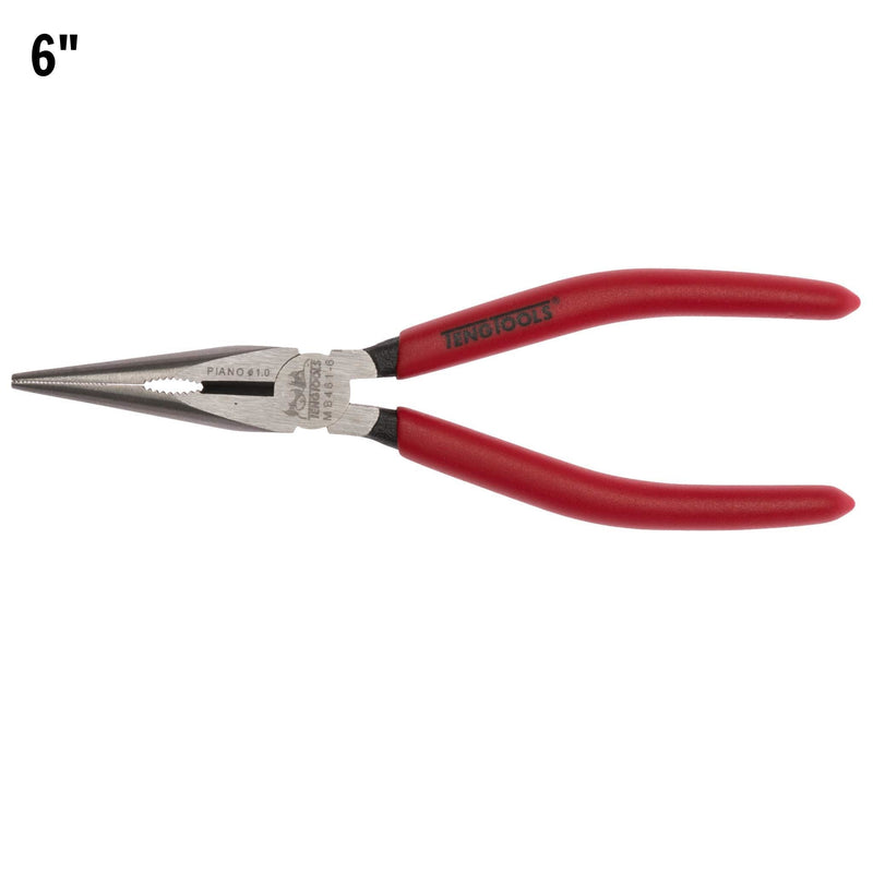 Teng Tools Long Nose Plier 165mm Teng Tools - Dynamic Drive