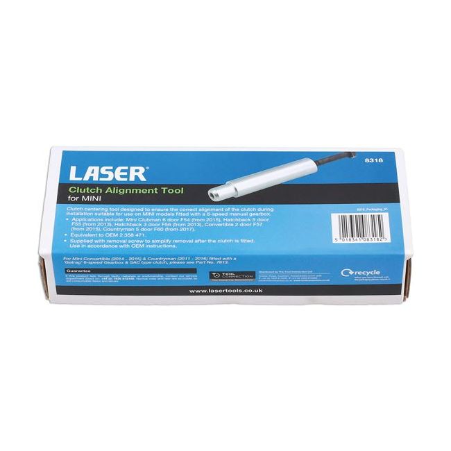 Laser Clutch Alignment Tool - for MINI 8318 Laser - Dynamic Drive
