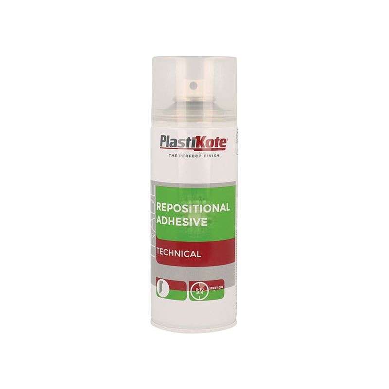 Plastikote Trade Repositional Spray Adhesive 400ml PlastiKote - Dynamic Drive