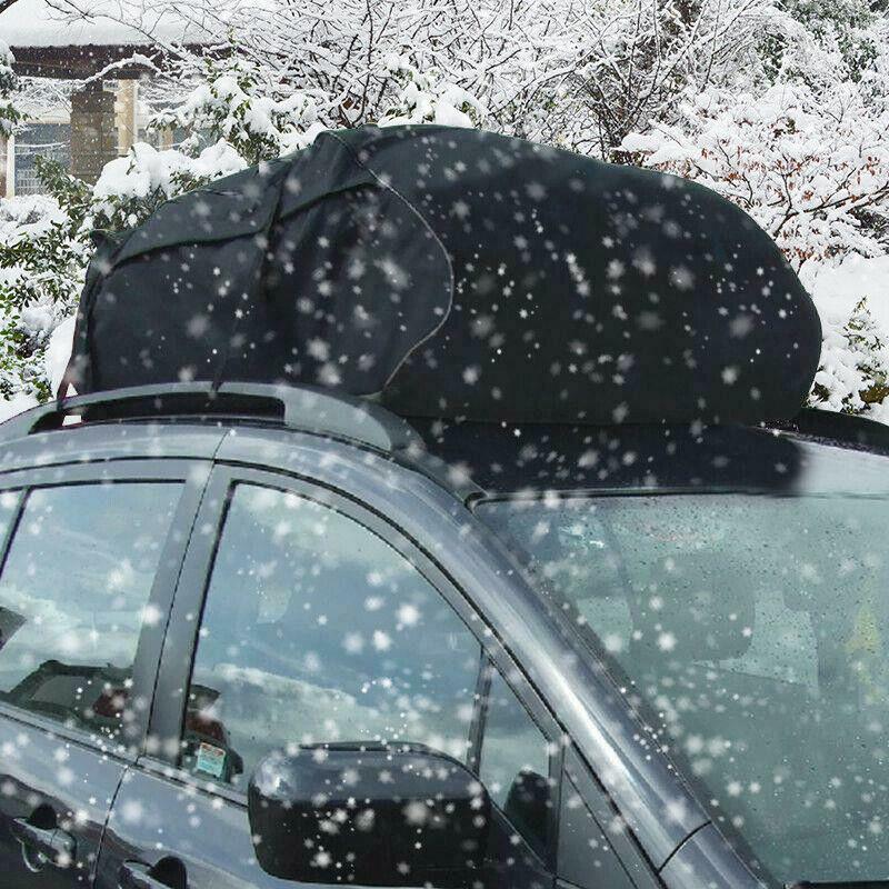 458 Litre Large Car Cargo Travel Rain Proof Roof Top Bag Storage Carrier Box Streetwize - Dynamic Drive