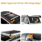 458 Litre Large Car Cargo Travel Rain Proof Roof Top Bag Storage Carrier Box Streetwize - Dynamic Drive