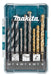 Makita Drill Bit Set 9Pc (5.5, 7, 8Mm) Wood/Masonry/Metal D-71978 Makita - Dynamic Drive
