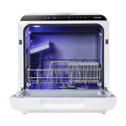 Baridi 2-4 Place Settings Mini Portable Tabletop Dishwasher, 5 Wash Functions Baridi - Dynamic Drive